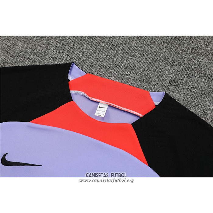 Chandal del Liverpool Manga Corta 2022/2023 Purpura - Pantalon Corto